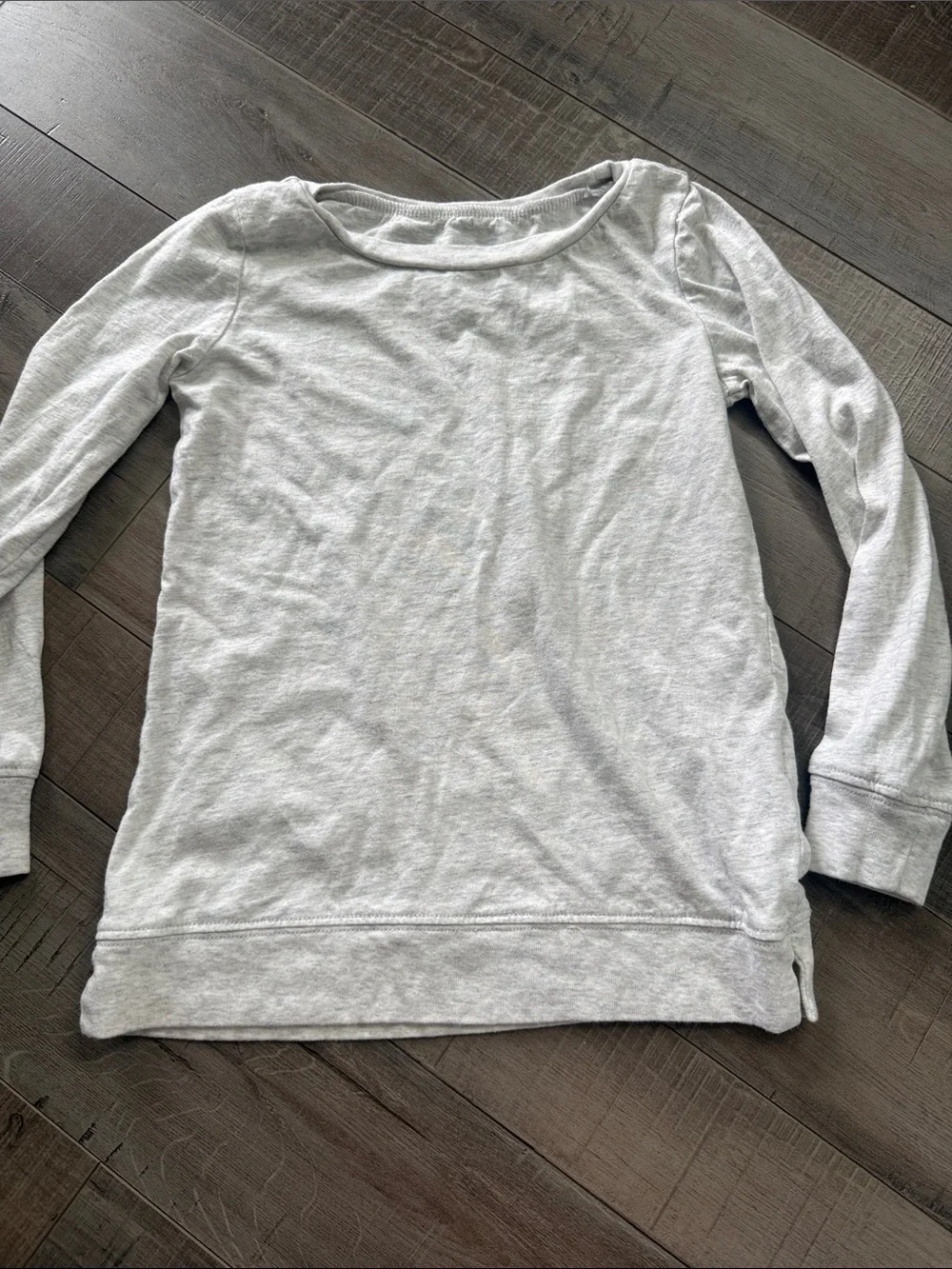OshKosh B'gosh Light Gray & Mint Girls' Pullover Sweatshirts - 3 Pack